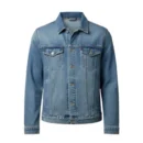 Men Classic Blue Denim Trucker Jacket