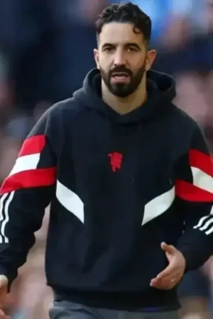 Manchester United Ruben Amorim Black Hoodie