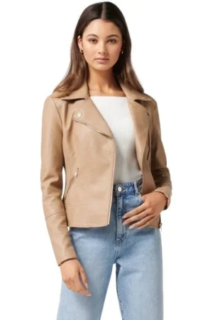 Amy Beige Slim Fit Brown Womens Leather Motorcycle Jacket 5_ed8ccd54 8253 411c 9f01 2edf93e6a2ae 892765