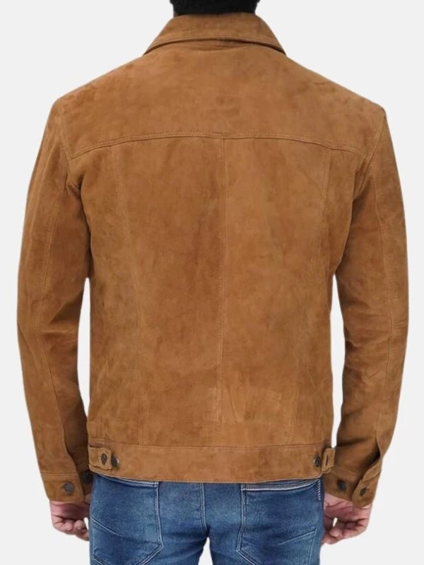 Men Camel Brown Jacket