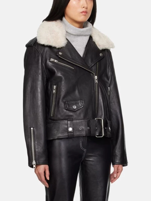 black biker leather jacket women with fur collar women_720d9463 0a59 4f66 8b58 b58d3062a6b8
