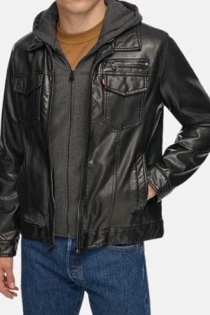 black hooded leather jacket mens_f4fc980b f089 4683 86f6 60e8741e8922