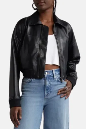 black leather bomber jacket womens_f8fc5370 b95e 4156 ad6b 827f242cab3f