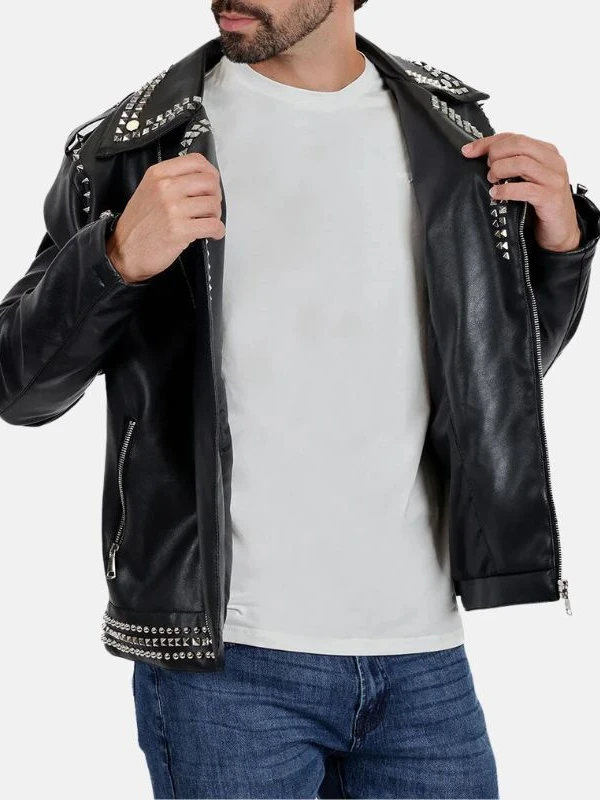 black studded leather jacket men_d3813302 42ff 47a2 8f02 47c8963a6ec7