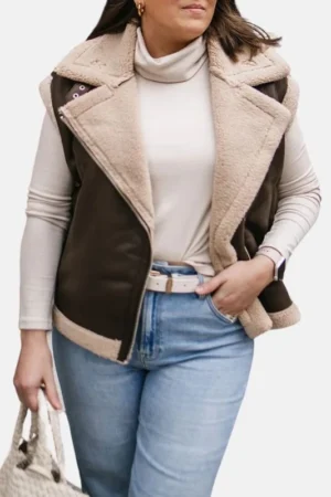 brown faux shearling vest for womens_7761940f 1ba0 447f a7fb 5daedf4058ca