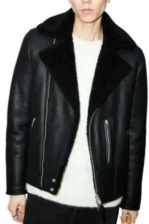 shearling mens jacket