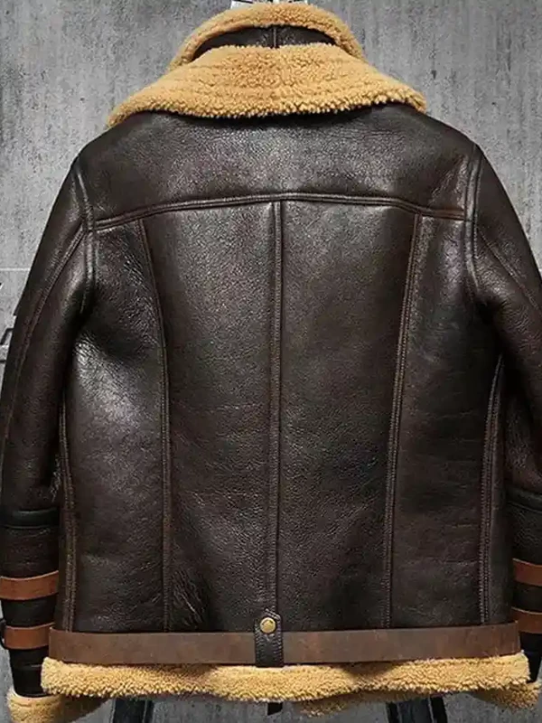 B3 Flight Sheepskin Aviator Leather Jacket