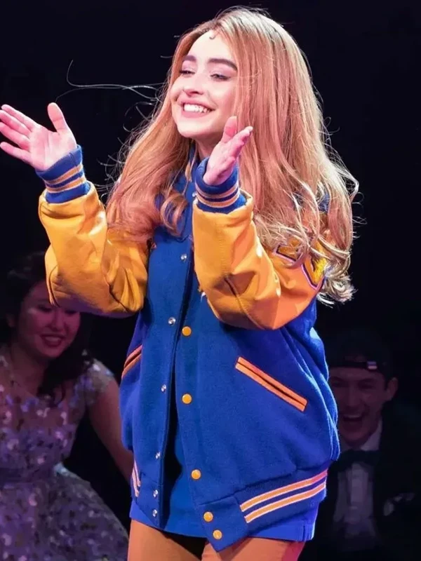 Mean Girls Sabrina Carpenter Letterman Jacket jpg