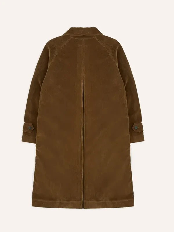 Mens Brown Corduroy Raglan Coat For Sale