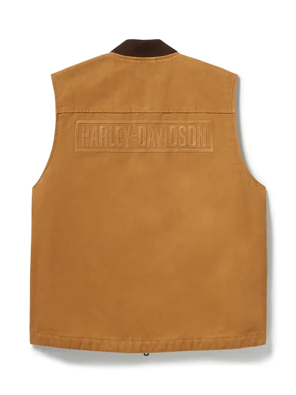 Mens Heritage Brown Vest For Sale