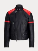 Mens Leather Cafe Racer Jacket