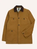 Mens Tobacco Cotton Chore Jacket