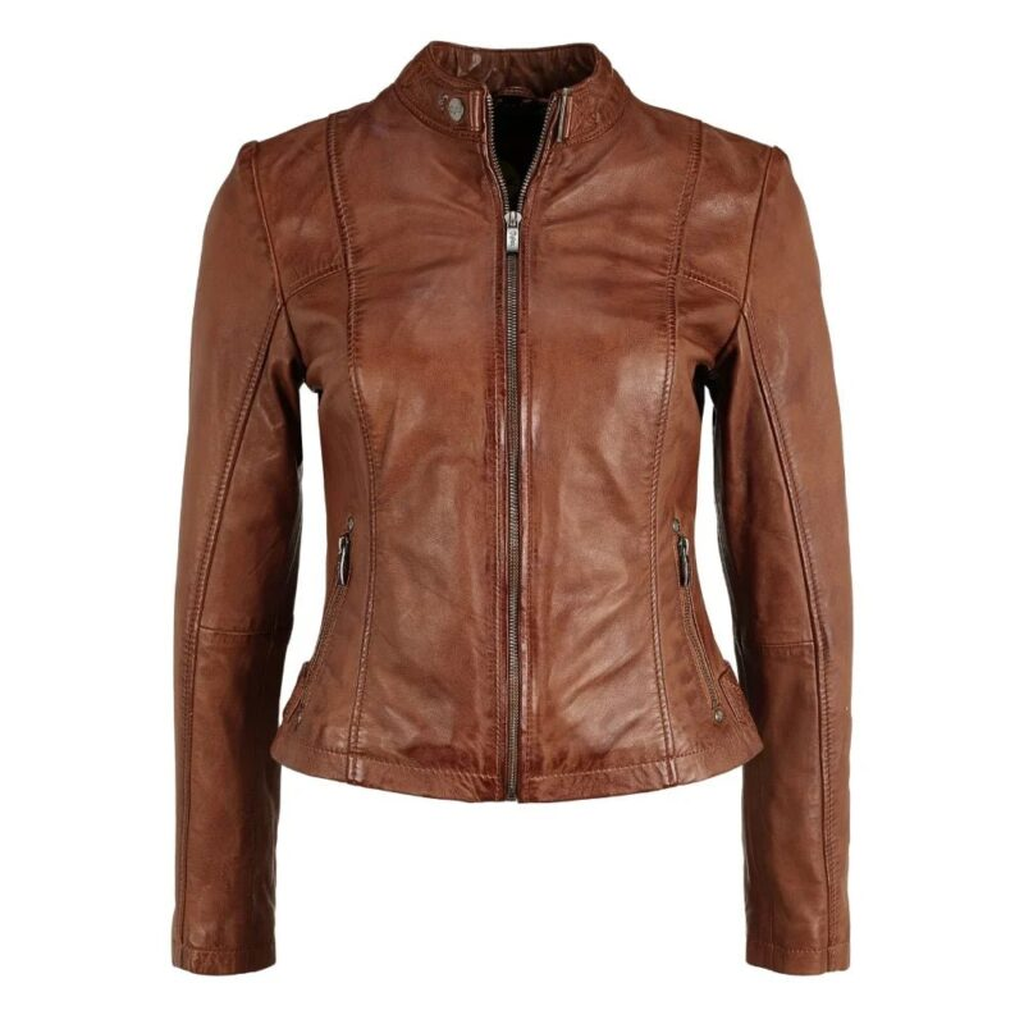 Womens Motorcycle Brown Leather Jacket 3 c01b988a 4ca1 489c 97cf 10a34abfb867 367553