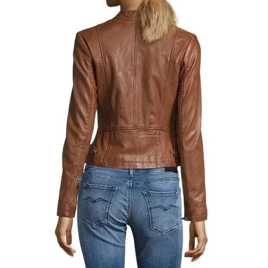 Womens Motorcycle Brown Leather Jacket 4 ceaec1f3 1180 45e3 8b3a 1a328ad6594e 415909