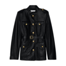 Womens Slim FIt Black Buckle Belt Leather Jacket 1 4489dc4c 2361 486a 924c a5cfd06cddfd