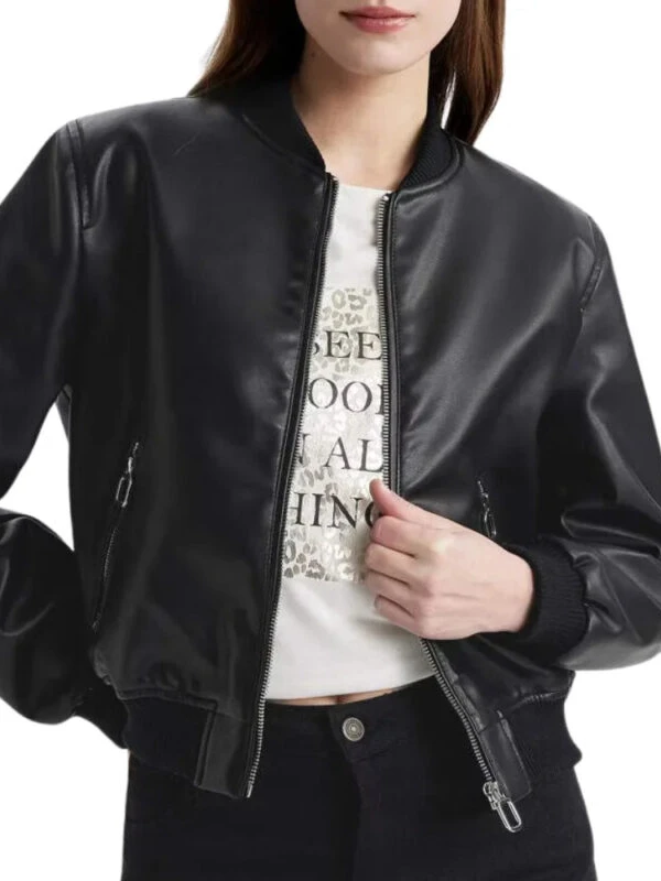 black leather bomber jacket womens 1e3108db 90e2 43c4 8de6 0faee6467df3