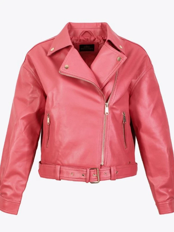 pink moto jacket womens aeece0fb 5490 4b9c a408 140399d4f82a