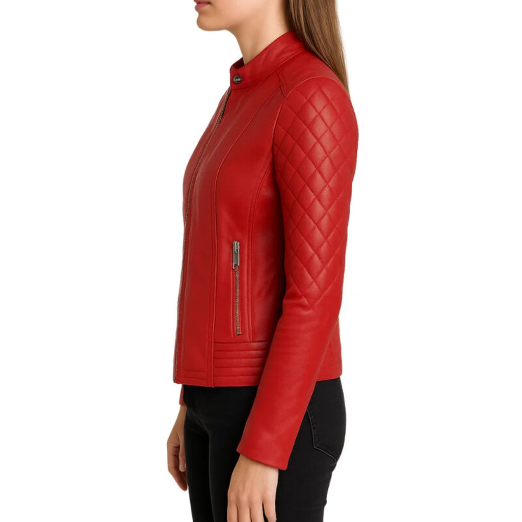 red leather biker jacket womens 9e6b6de0 706a 4253 950c 3358a906fe03