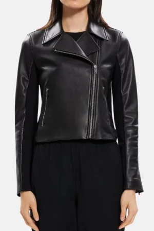 womens black theory moto leather jacket 78c77fe3 a2c1 4520 80cb 56b16db74be7