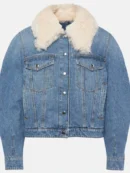 womens blue denim jacket with fur collar 6a4eec51 43f5 4f3f bc51 fd214aae3ceb