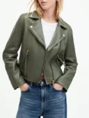 womens leather green motorcycle jacket 380810a2 1f19 4739 9f17 27816d5f9125