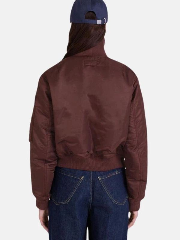 womens maroon leather bomber jacket c9ec76af 82d3 4024 904a 40a6467cb2ec