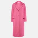 womens pink single breasted long wool coat 9b415e8e 1792 4bff 97a3 e5a2cd18b535