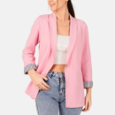 womens pink wool blazer with pockets bce5b6bf 583c 4fe7 b069 786ec9e17266