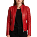 womens red biker leather jacket 63f52971 435c 4601 b751 f601e3ca9de9