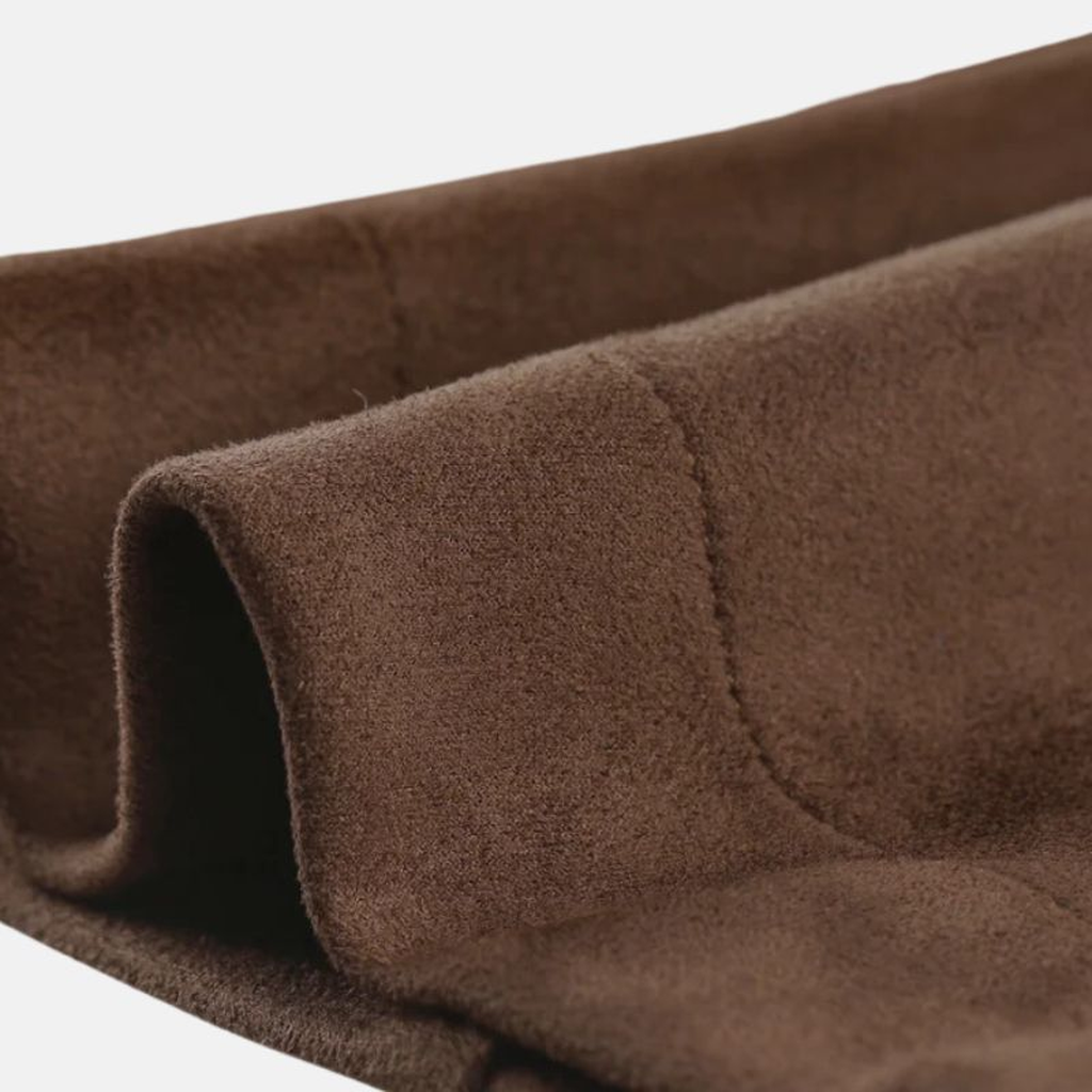 womens suede brown double breasted coat 10e4ebbe a707 4652 abd5 88264ffa2dfb
