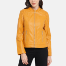 womens yellow leather jacket cafe racer style 8cc02b9f c305 4de3 8fe6 125ef6f5a5d5 433690 1