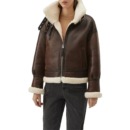 Chocolate Brown B3 Sheepskin Aviator Jacket Womens dbdc467f decf 4769 964f 8928fcbb2863 887331