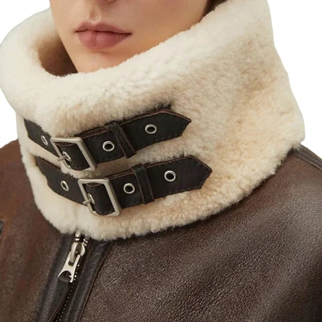Chocolate Brown B3 Sheepskin Aviator Jacket a3459698 749d 4a11 8959 8ed75544d0a3 103836