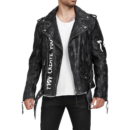Rugged Matte Mens Black Leather Biker Jacket 7 250cb918 7a9a 43f6 9a4e ab67444eed2f