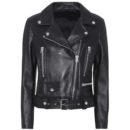Slim Fit Belted Black Motorcycle Jacket For Women 1 56d47988 fc37 40c1 9b1e 7c9ef4c0c69b