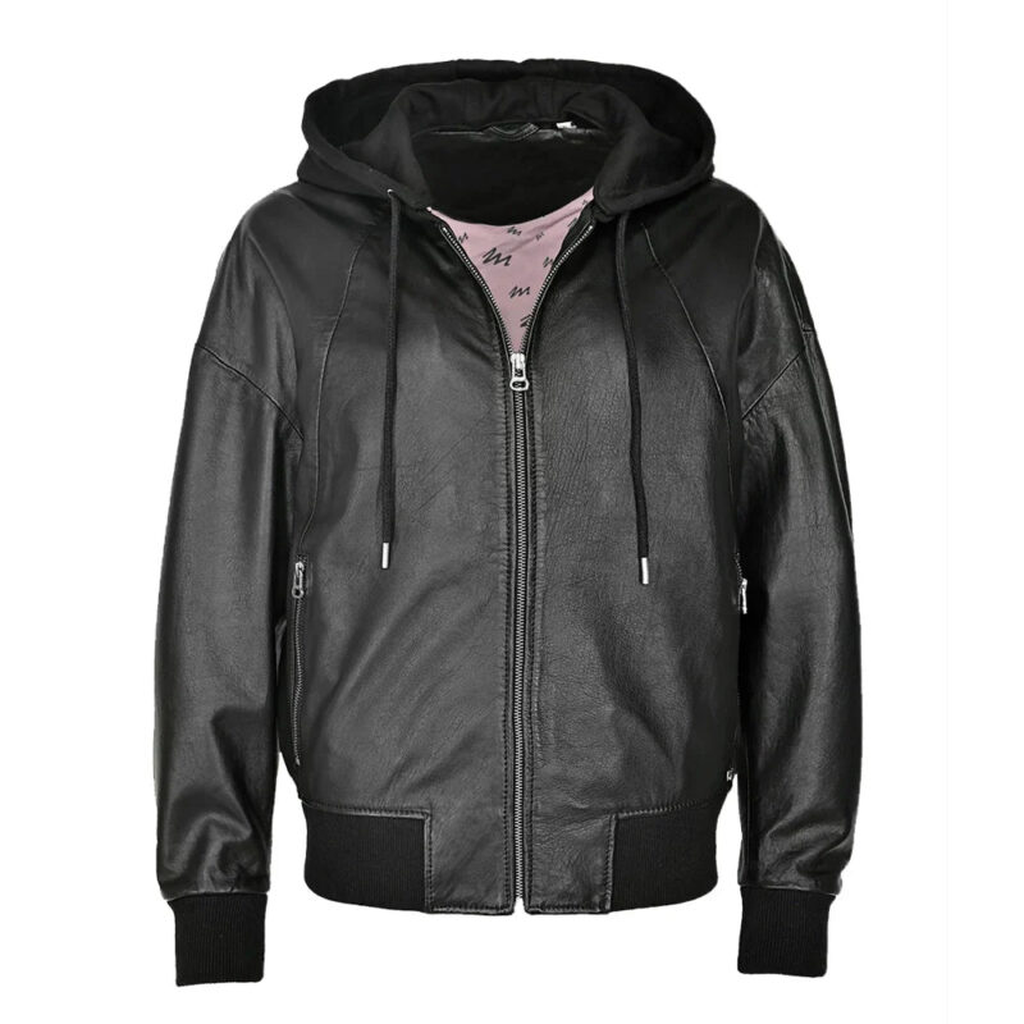 hooded black jacket 3417b363 10eb 44fa 85b2 9e324181988b