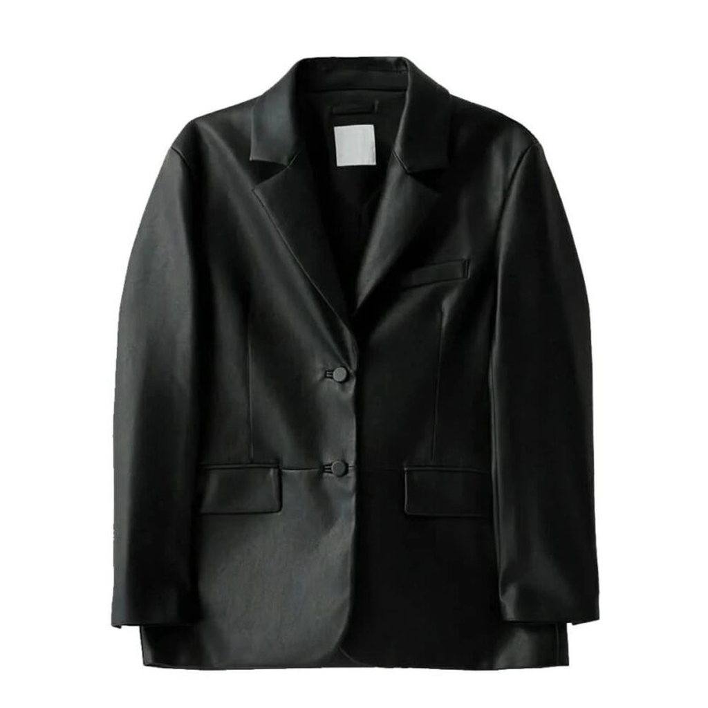 lambskin black leather blazer cc5352fc c866 4120 a9d9 be01d6bd208a