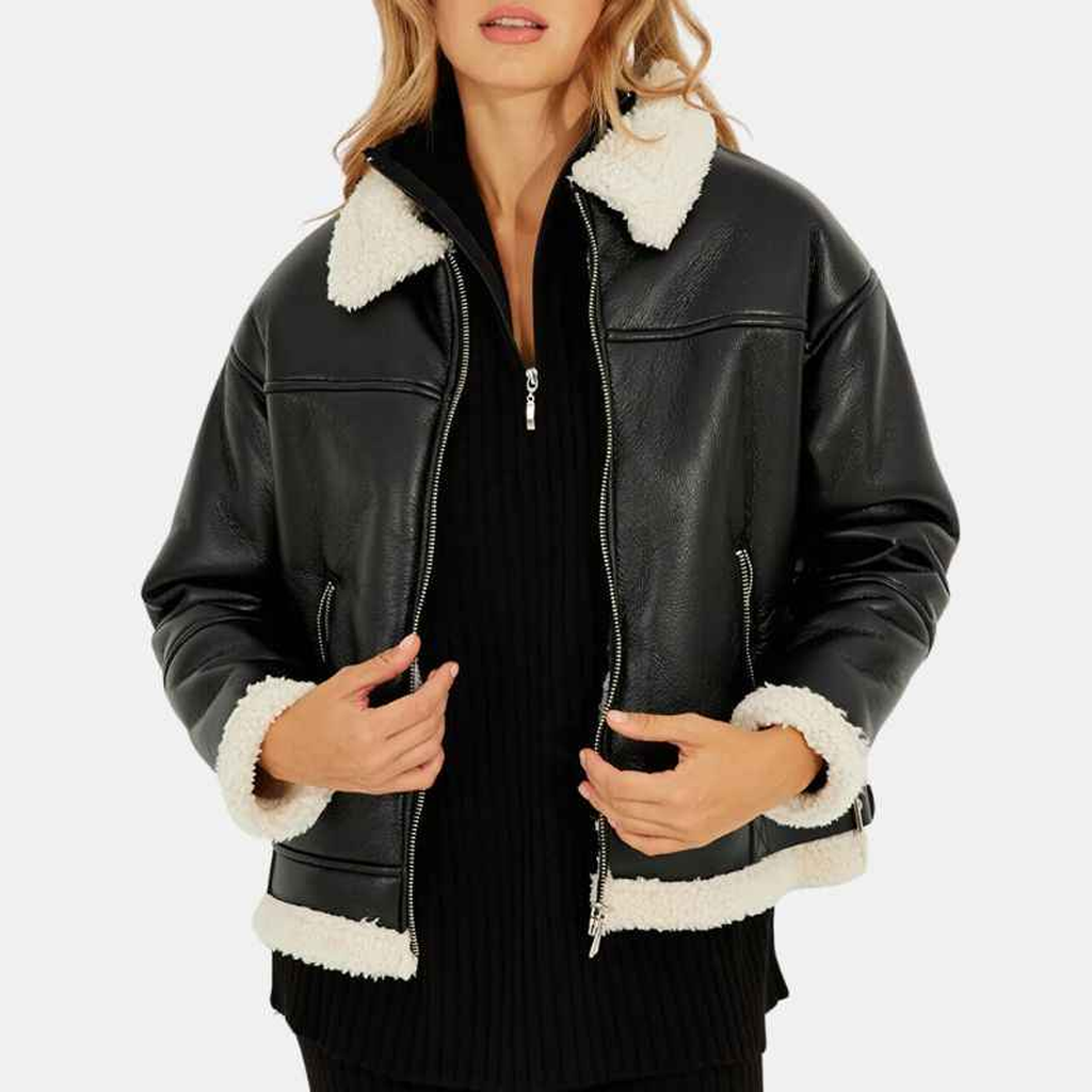 raf flying pilot womens black leather jacket 70dbfe2a 5497 4919 83f5 36404f6af186