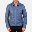 shirt collar blue leather jacket mens 6556c244 14d5 43d4 bdd1 d58bfeee83a3 475746