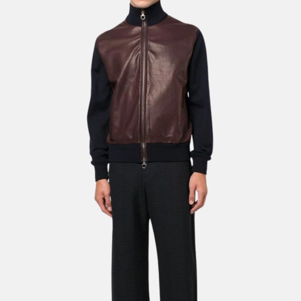 turtle neck maroon bomber jacket for 122de720 3ca5 4d2f ae88 521f65086dcd