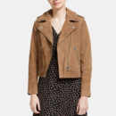 women brown moto suede jacket e55796a9 d2d0 4950 b3fb b7b62f598c4c