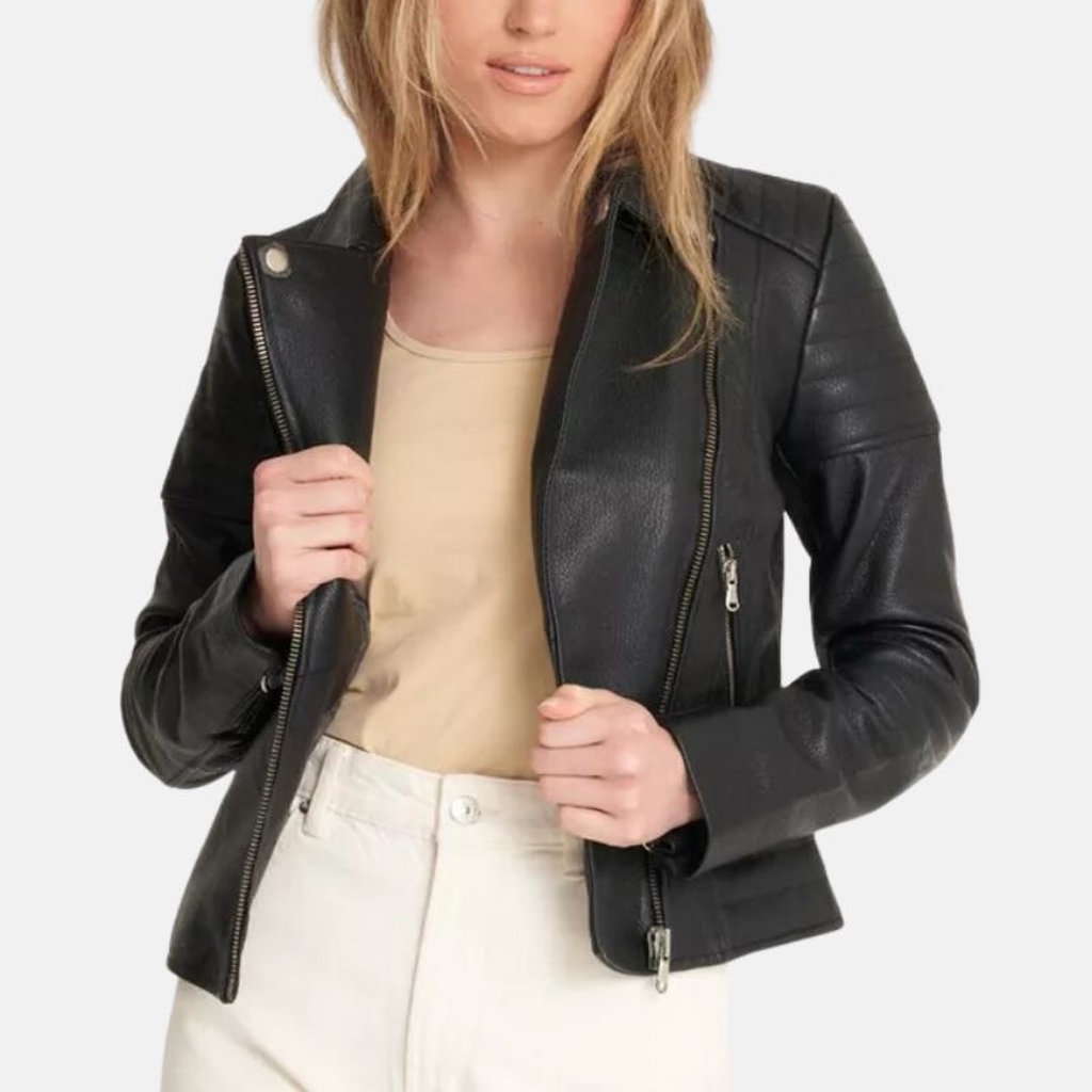 womens black motorcycle quilted leather 0d5414d7 7ba2 485d b2fa 4bd20a6948a7