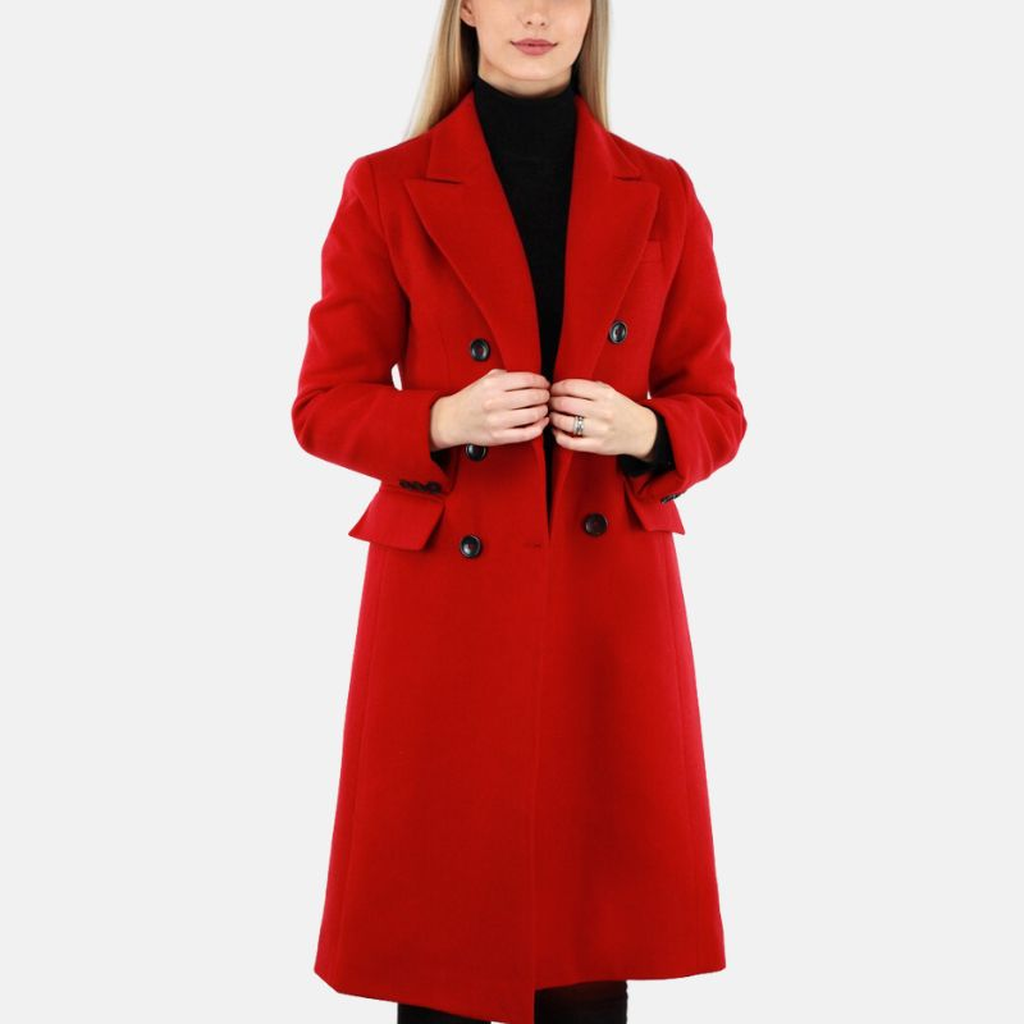 womens christmas red long wool coats 0a3df785 f88b 48ab 8eb7 06fda7fd5923