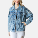 womens denim blue perl cotton jean jacket da7e725f 4100 4113 9220 c3eb4c7703df
