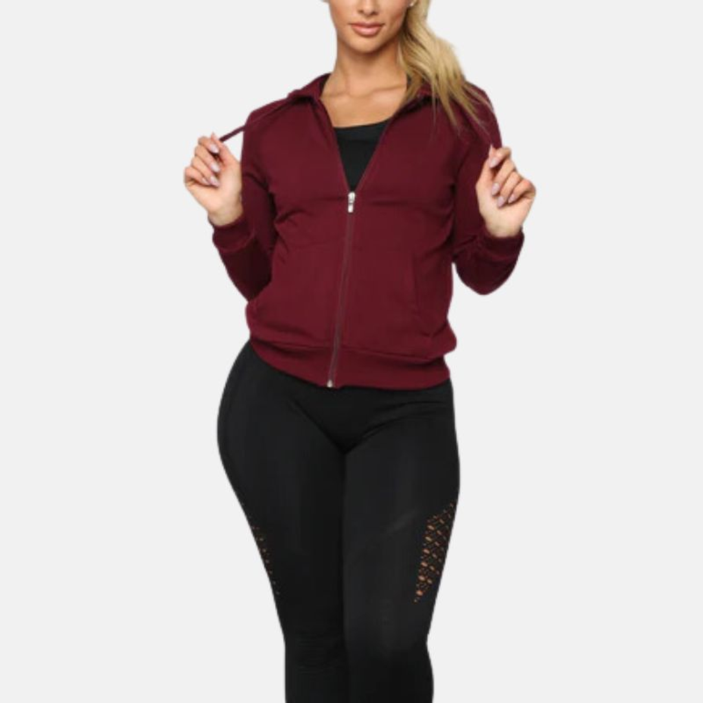 womens maroon zip up hooded jackets 212a6ec1 e8fd 4e97 b0e5 caad729647fb