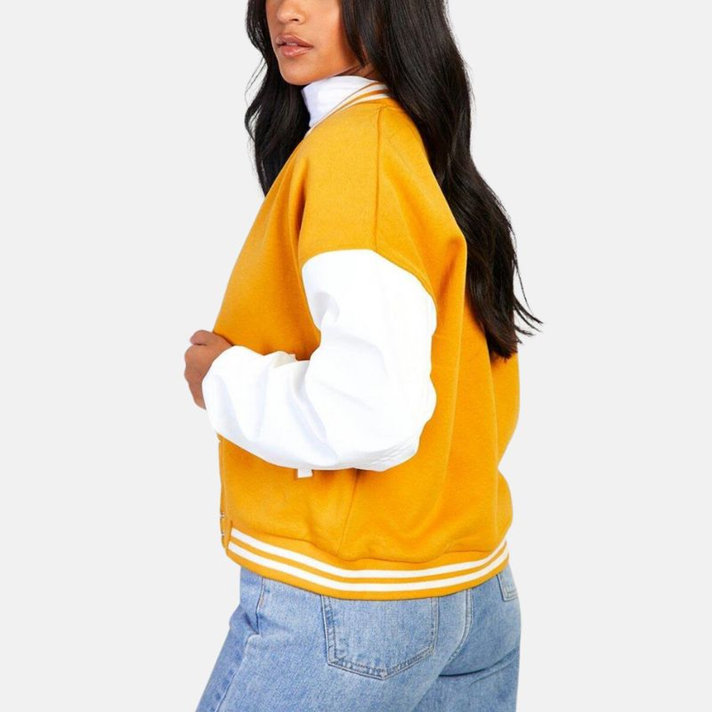 womens mustard satin bomber acd8a7fe eec0 4bf6 98e7 e51ee747f44a